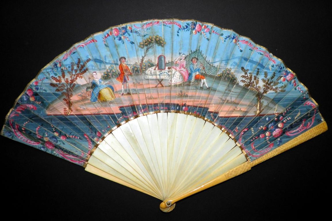 The most beautiful, fan circa 1750