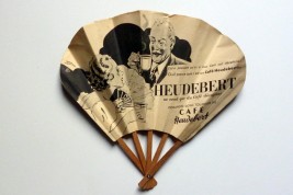 Café Heudebert, advertising fan