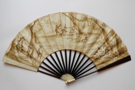 The Gypsies after Callot, late 18th century fan