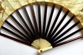 The Gypsies after Callot, late 18th century fan