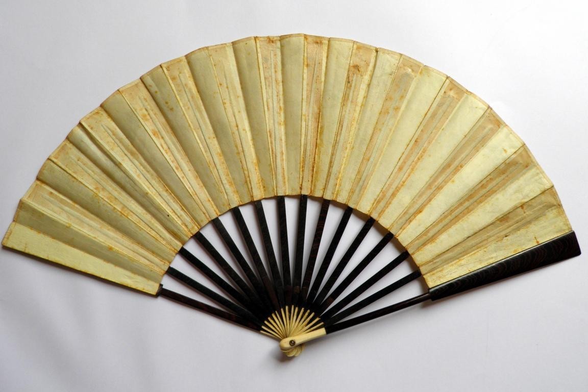 The Gypsies after Callot, late 18th century fan