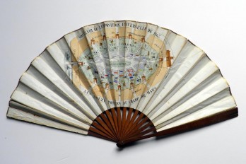 Universal exhibition Paris 1867, advertising fan