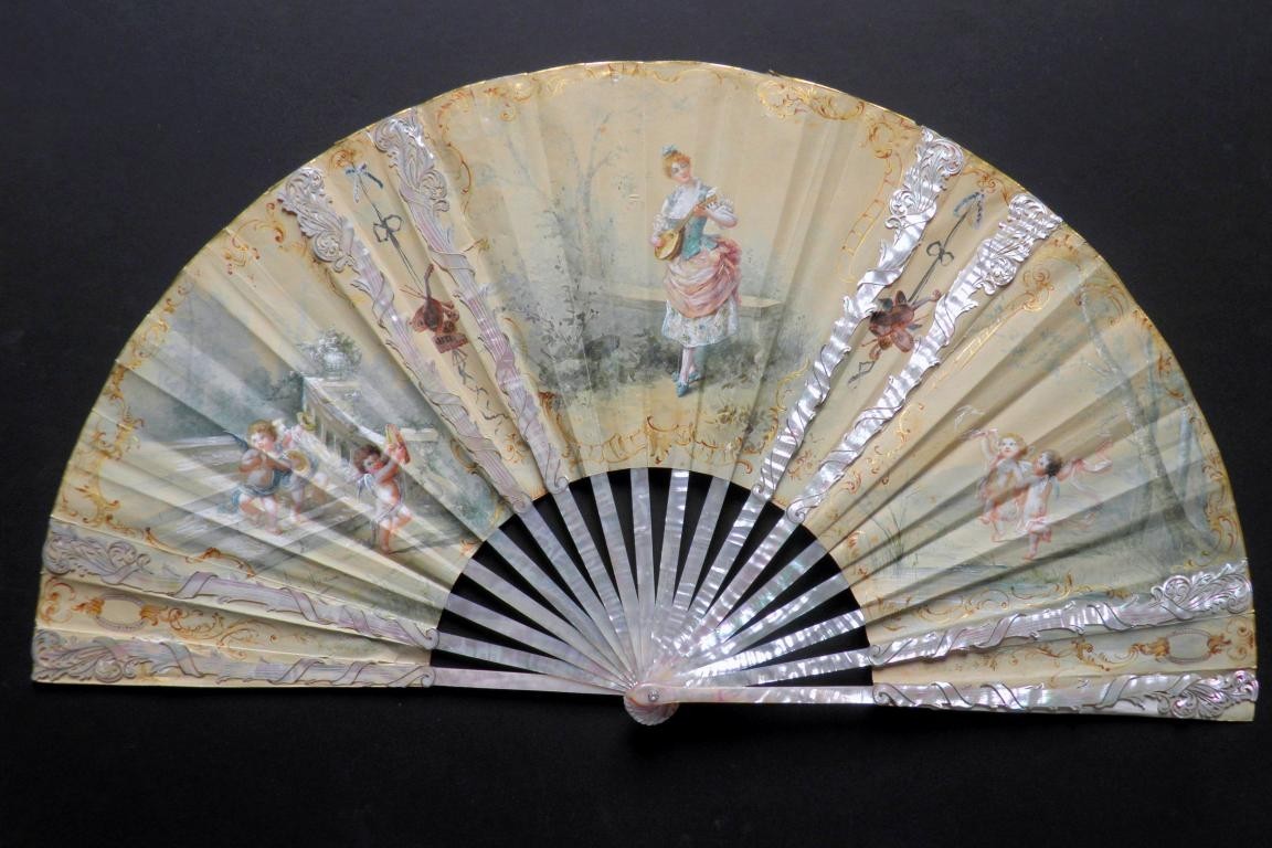 The dance of the angels, Marie Dumas fan, late 19th
