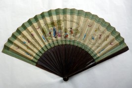 The sheep shearing, a small giant fan circa 1785-90