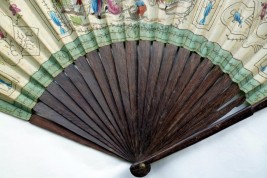 The sheep shearing, a small giant fan circa 1785-90