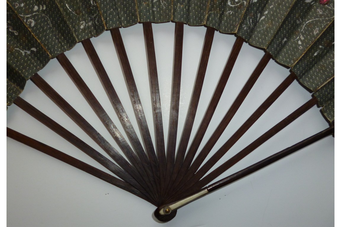 Optical fan, circa 1780