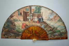 18th century style, fan circa 1900