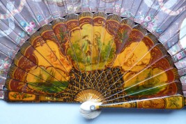 18th century style, fan circa 1900