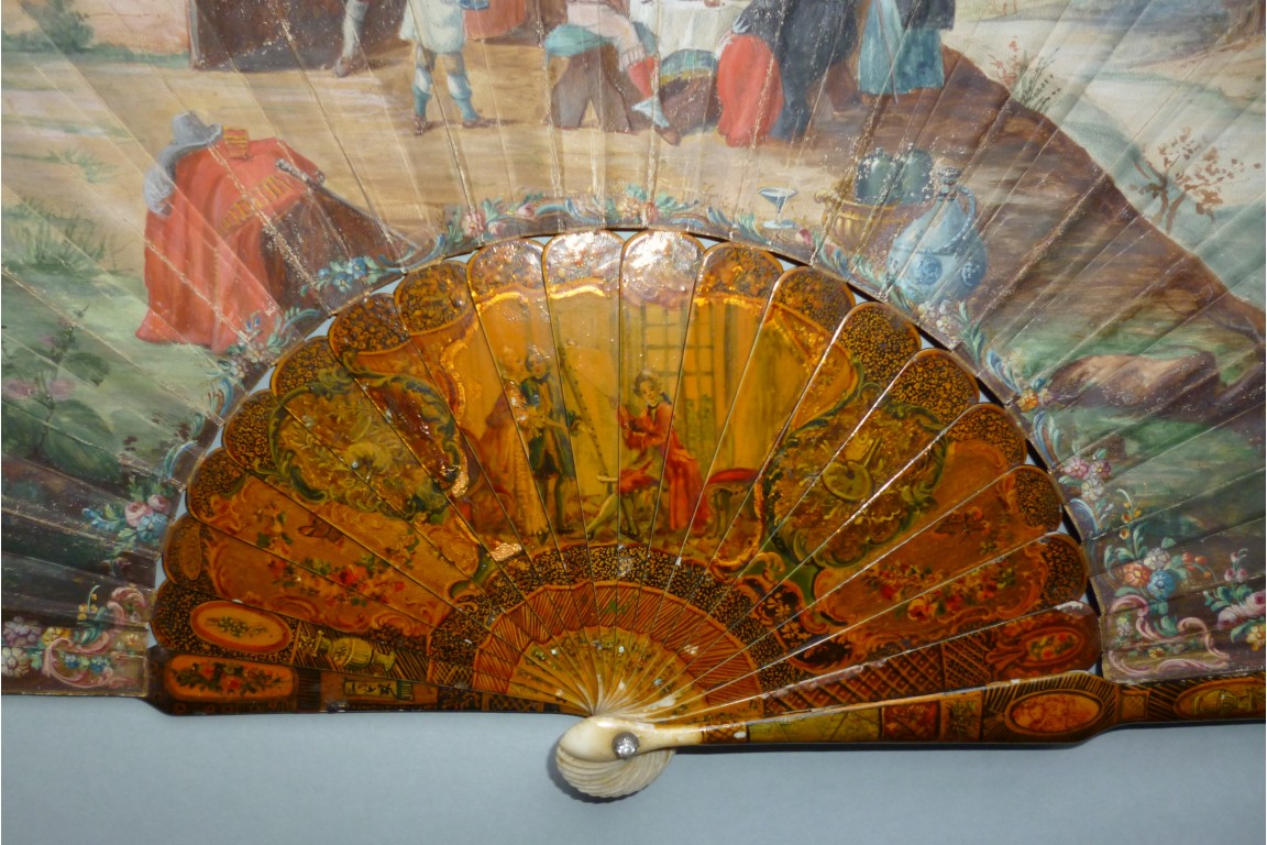 18th century style, fan circa 1900