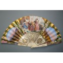 The master of music, fan circa 1840-50