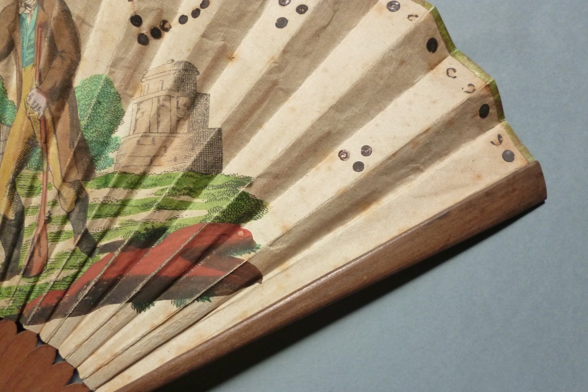 Symbol of love, fan irca 1810