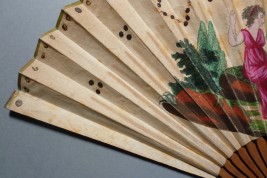 Symbol of love, fan irca 1810