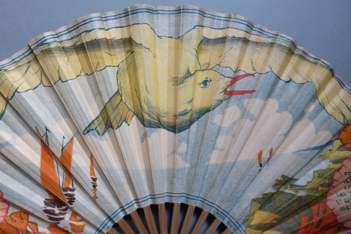 Les Chemins de fer de l'État to the sea, advertising fan