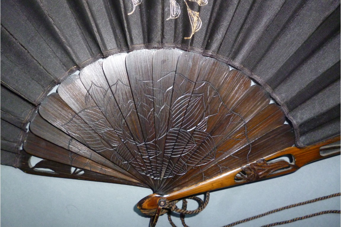 Japanism, late 19th century fan