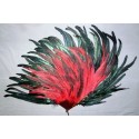 With style , rooster feather fan, 20th century