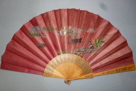 Islas Carolinas, fan from Spanish colony circa 1890