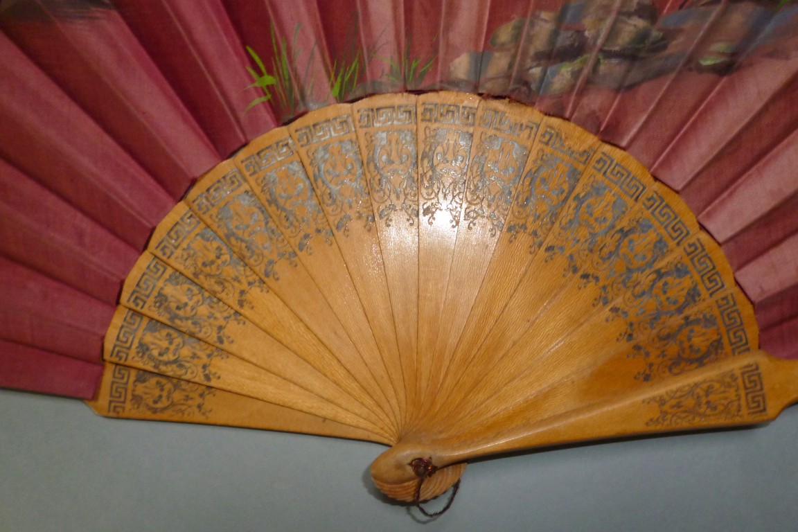 Islas Carolinas, fan from Spanish colony circa 1890