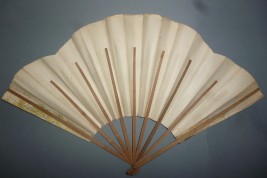 Robida, Promenade au Préaux Clerc, Vieux Paris fan circa 1900