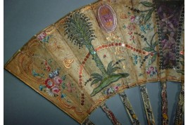 Palms and mica, fan circa 1780