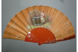 Fountain with magic bubbles, early 20th century fan