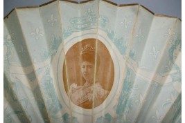 Maria Dorothea of Austria, royalist fan, circa 1890