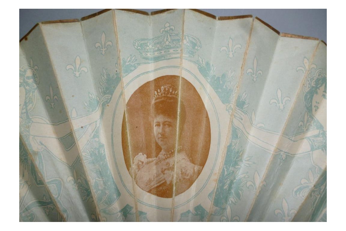 Maria Dorothea of Austria, royalist fan, circa 1890