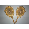 Gloria Sanctus, Alleliua, two fixed fans, 19th century