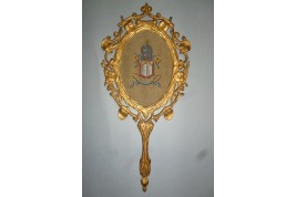 Gloria Sanctus, Alleliua, two fixed fans, 19th century