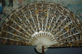 Summer rain, fan by Estève, circa 1910