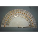 Dance card fan, circa 1825-30