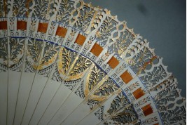 Dance card fan, circa 1825-30