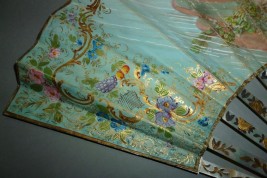 Doll and children, fan circa 1860-70