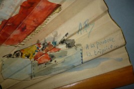 Á la poubelle la triplice ! Éventail de la Première Guerre Mondiale