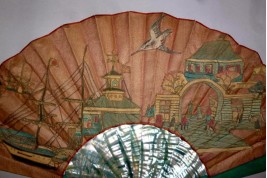 The seaport, fan late 19th century, early 20th century