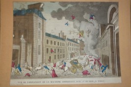 Explosion de la machine infernale, attentat contre Bonaparte, 1800