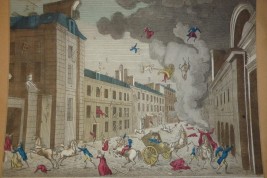 Explosion de la machine infernale, attentat contre Bonaparte, 1800