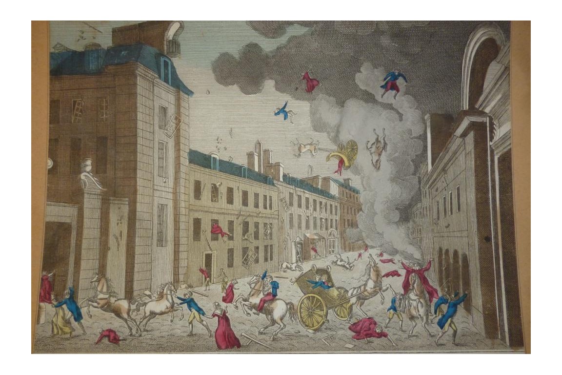 Explosion de la machine infernale, attentat contre Bonaparte, 1800