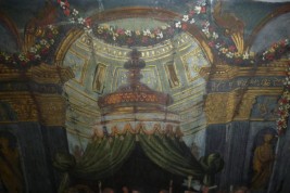 Musical meal, fan leaf, 17-18th century