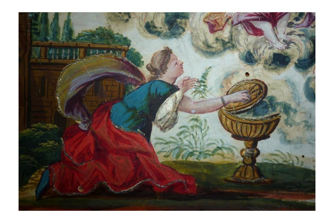 Offerings to Juno, fan leaf, 18th century