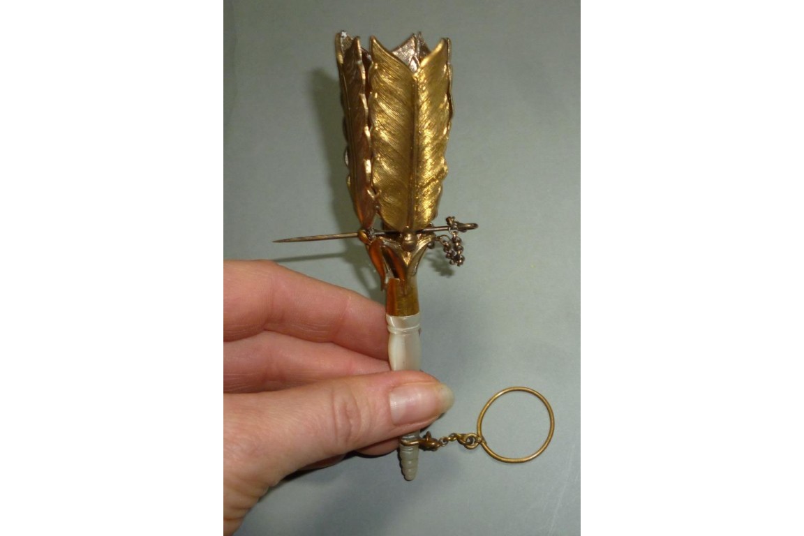 Leave, flower holder, 19th century