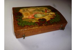 Coffret de quadrille, boîte de jeu XVIIIème siècle