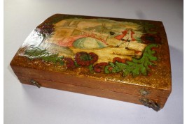 Coffret de quadrille, boîte de jeu XVIIIème siècle