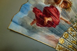 L'été de Cérès, éventail milieu XIXème siècle