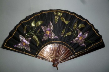 Clematis, Art Nouveau fan