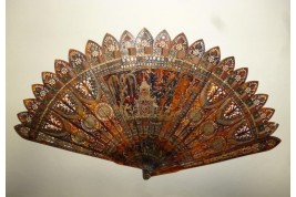 Horn chinoiseries, fan circa 1815-20