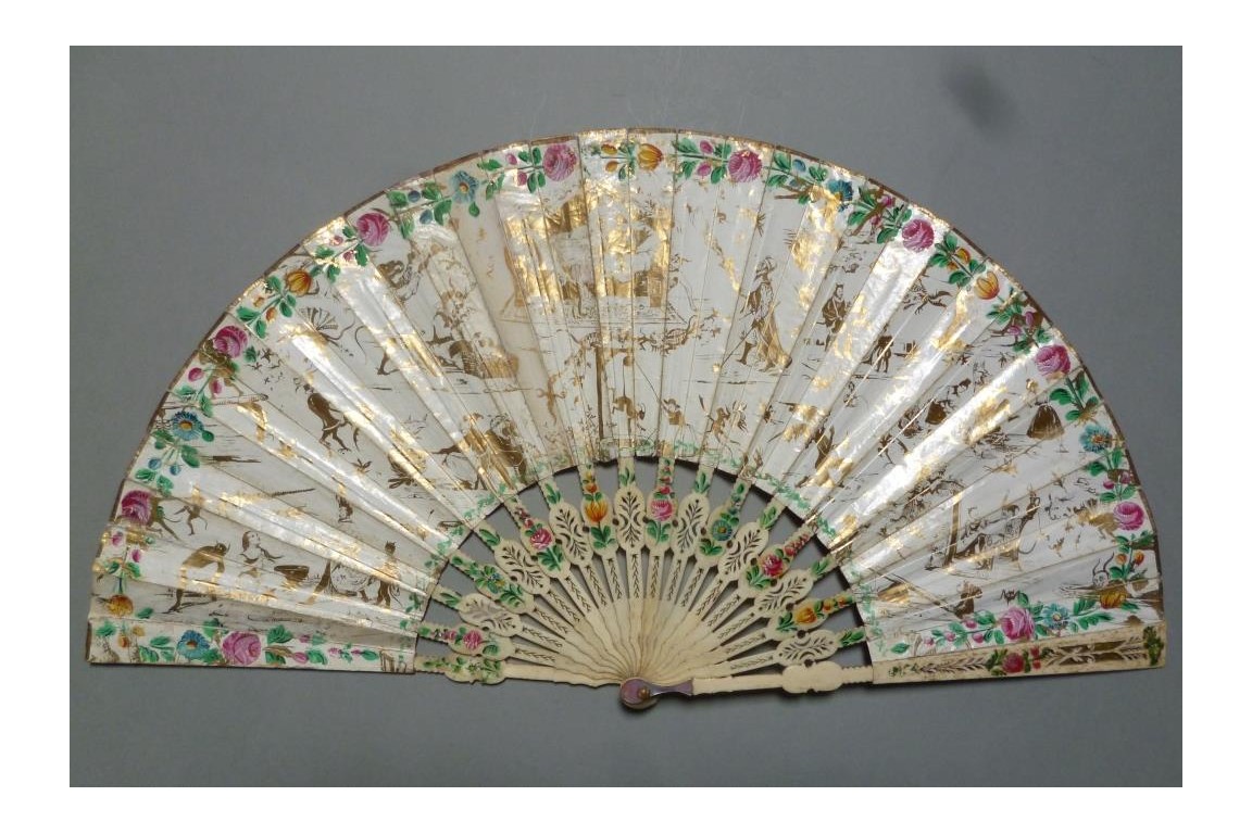 Devils, fan by Eugene Le Poitevin, circa 1832-40
