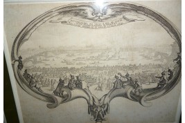 L'éventail d'après Callot, gravure XVIIIème