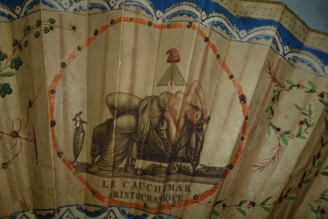 Le Geova des Français, éventail franc-maçon vers 1793