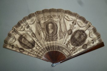 Napoleon crowned by Victory and Abundance, fan for Madame Bonaparte, circa 1796