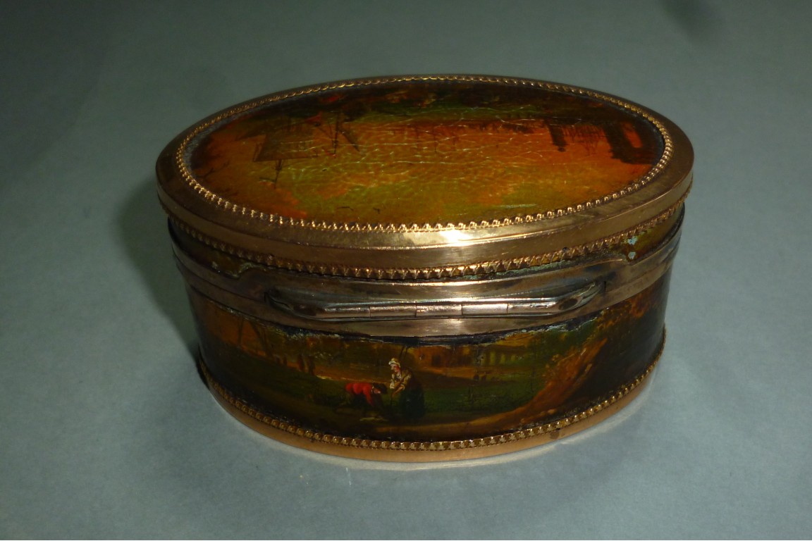 Snuffbox, boats, 1789-92